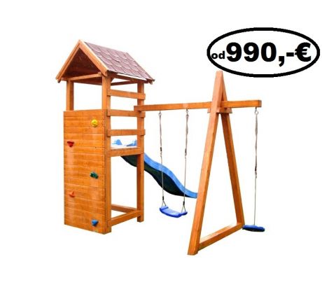 Detské drevené ihrisko Slim 4